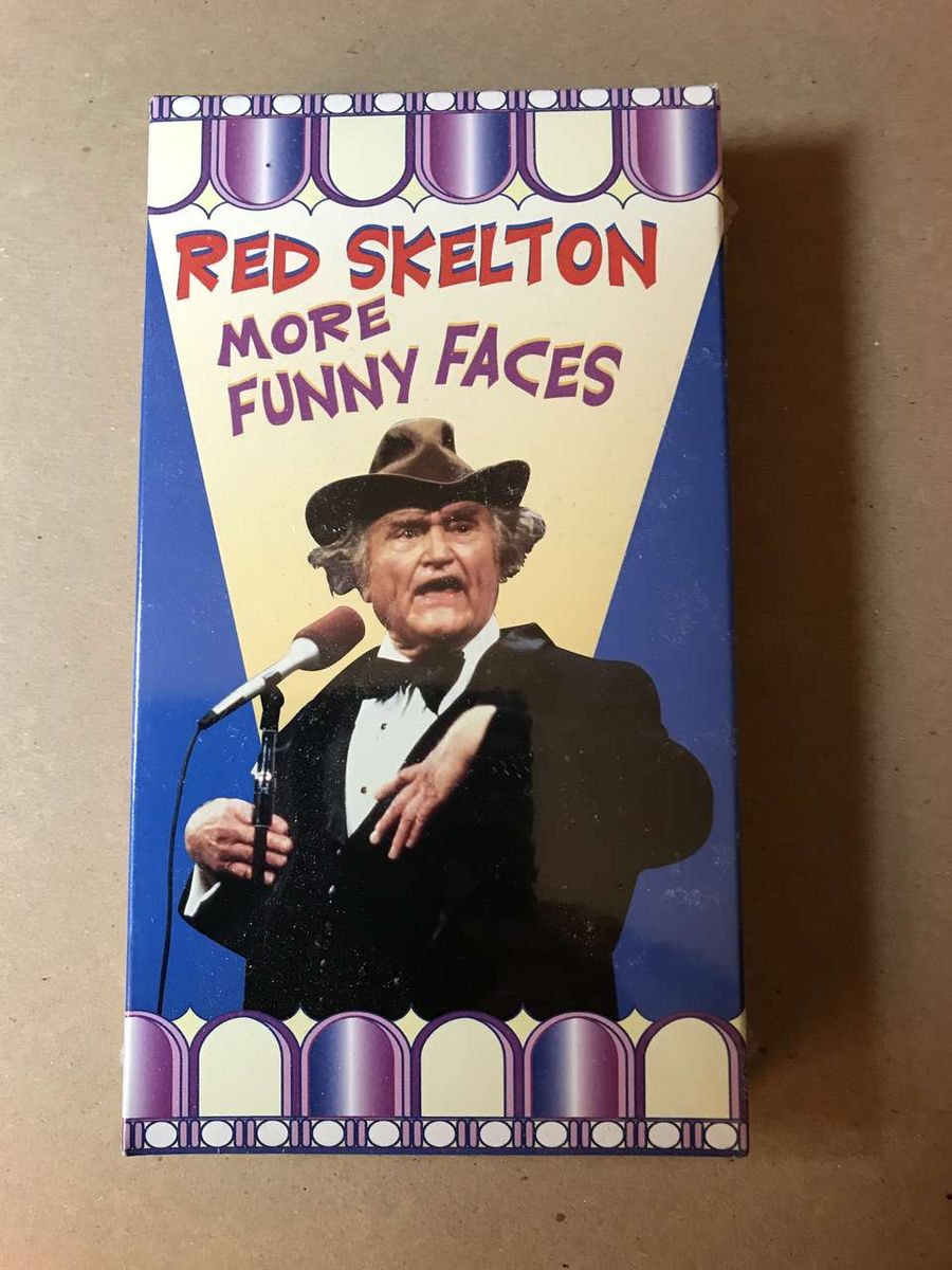 Red Skelton More Funny Faces VHS Video $5 Never opened, or other VHS Tapes 2 used for $5
