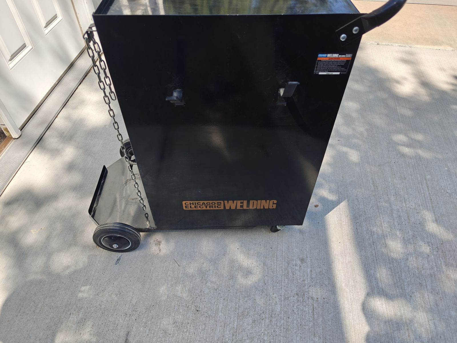 Heavy Duty Rolling Welding Cart with 3 Drawers & Tank Storage