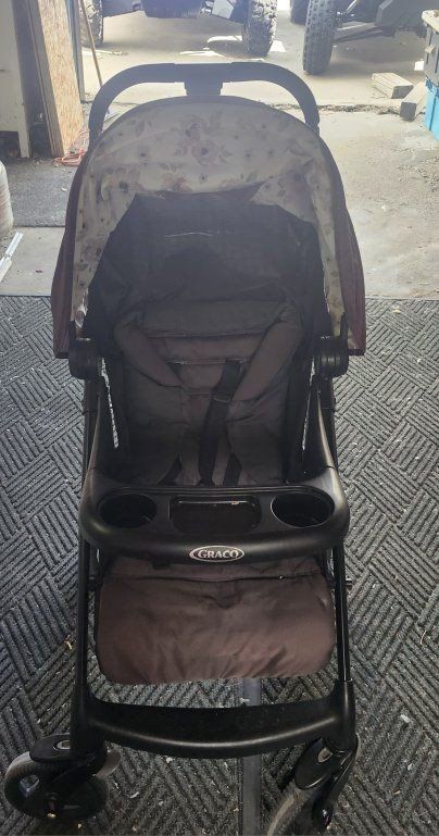 Graco Baby Stroller, High Chair & Swing Set - Used Condition