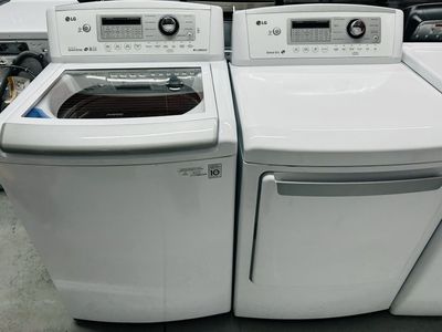 Lg Electric Top Load Set