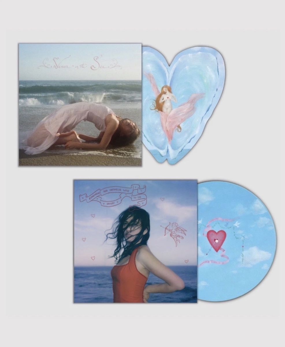 Ha Vay Bundle Vertigo Vinyl-Sea Shell Shaped Vinyl-Numbered-SEALED-AVALANCHES & UNFAMILIAR WAYS TO DIE & VENUS IN THE SEA-LPs