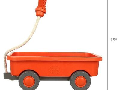 Green Toys Wagon Indoor/Outdoor Toy Orange
