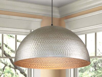 23.6 in W x 11.8 in H Industrial Antique Silver Do