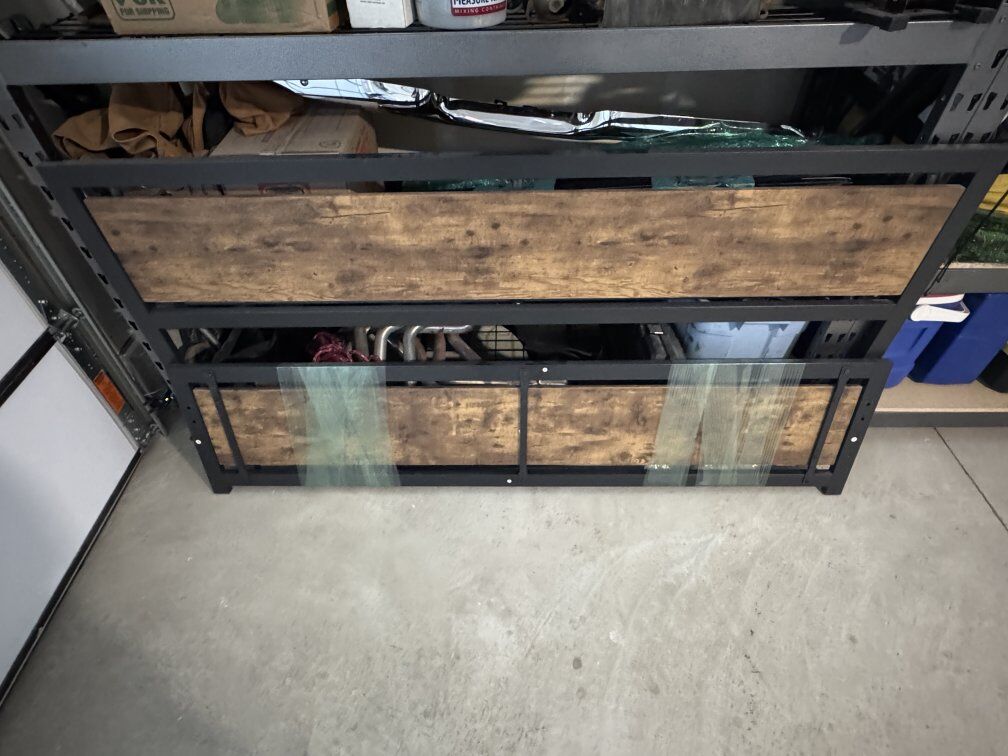 Rustic Industrial King Size Bed Frame