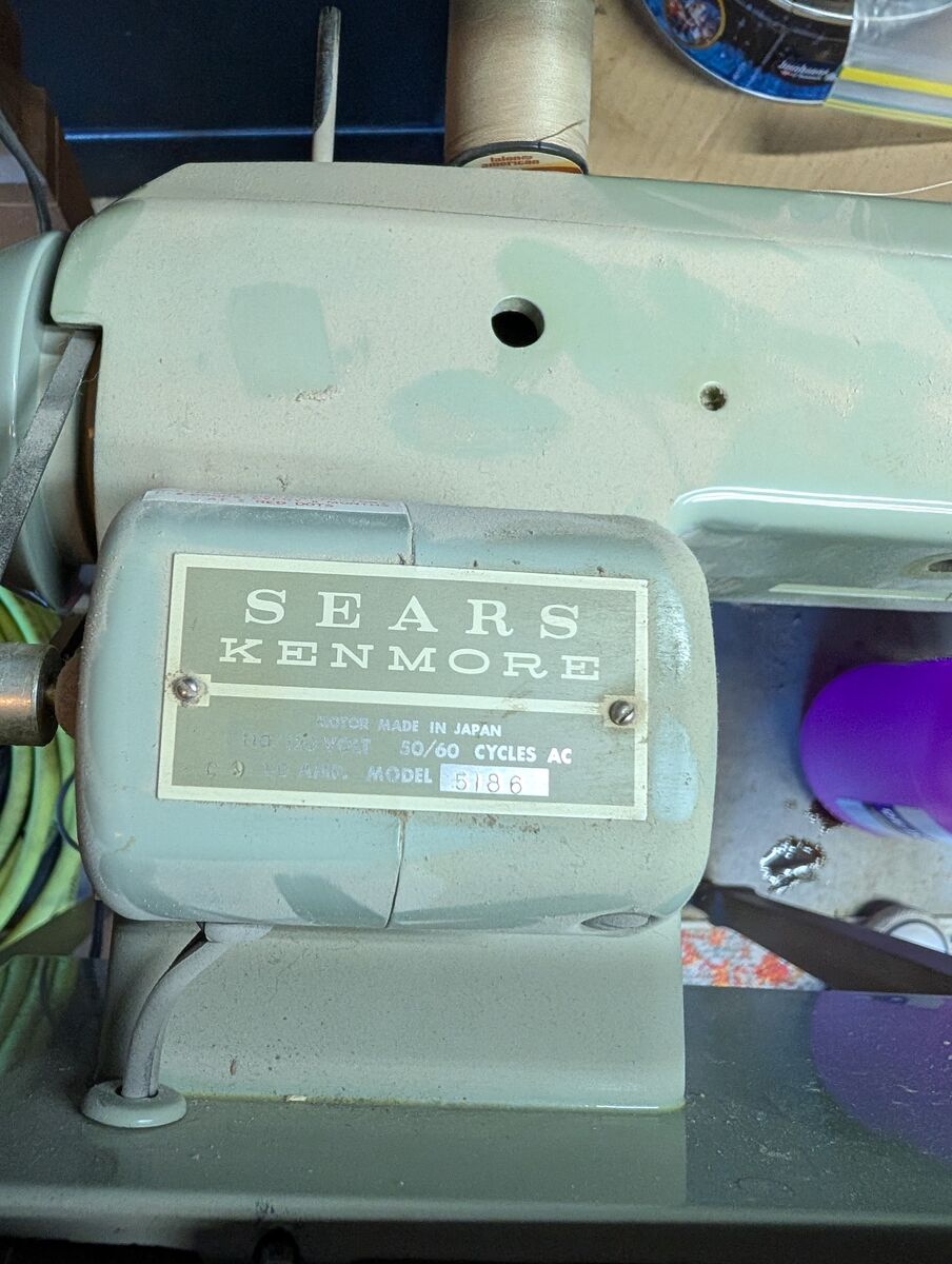 Sears table sewing machine