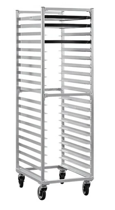 New Age Aluminum 20 Pan End Load Bun Pan Rack - 26"L x 20 3/8" W x 69 3/4"H