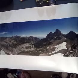 Table Mountain Wyoming Photograph on High Gloss Photo Paper, Unframed
