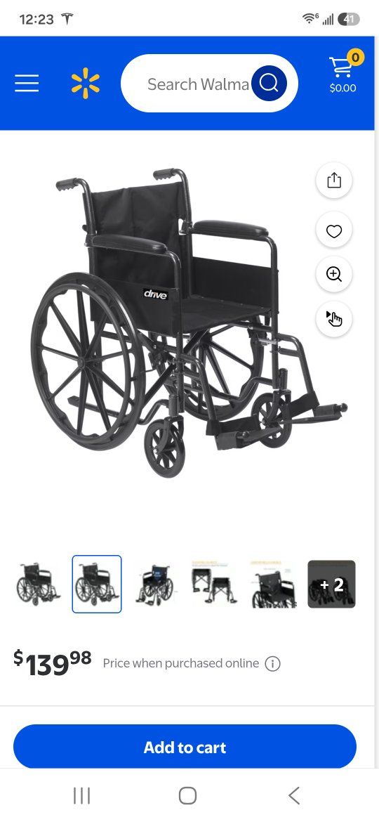 Wheelchair Drive Silver Sport 1