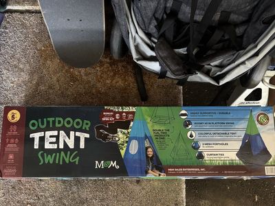 Outdoor Teepee Tent Swing