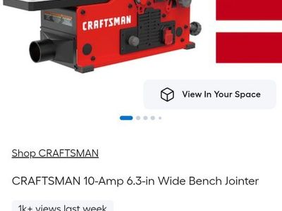 craftsman jointer
