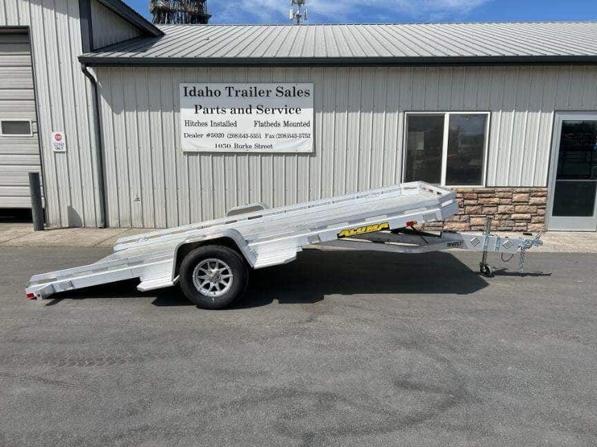 2027 Aluma 7814S Tilt 77.5'x14' 8' Aluminum Tilt Deck Utility Trailer