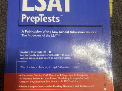 LSAT Official Test Prep Booklet $10