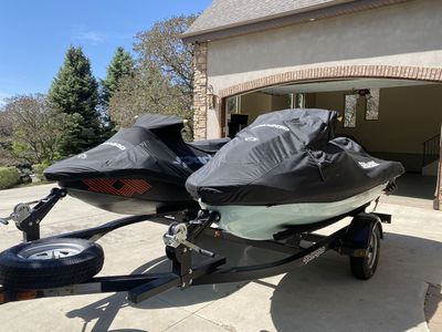 2022 Sea-Doo Wake Pro 230 + 2022 Sea-Doo Spark Trixx – EXTREMELY CLEAN – TRAILER INCLUDED