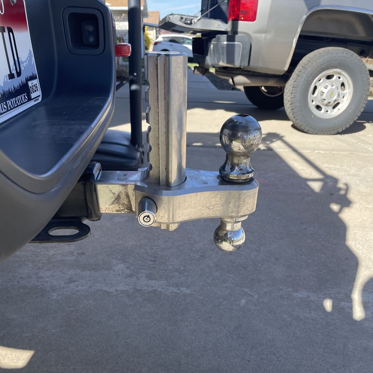Tri Max 8" Aluminum Drop Hitch