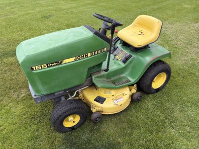 John deere 165 hydro riding mower