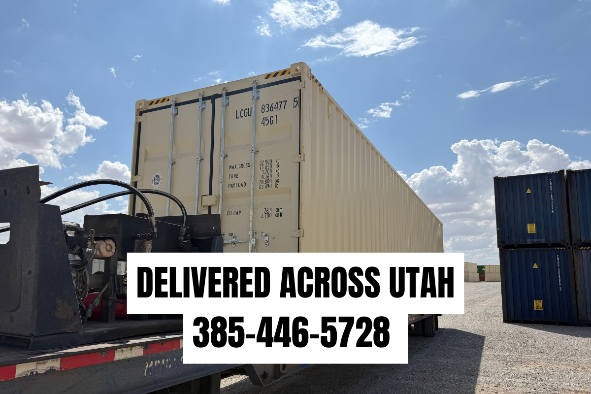 40' Used Shipping Container – Workshop & Garage Storage – In Stock