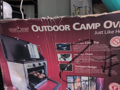 Camp Chef Outdoor Camp Oven 300 BTU Cooktop & Oven - Portable, Compact Design
