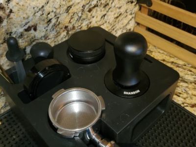 Espresso Tamping/Acessories Station