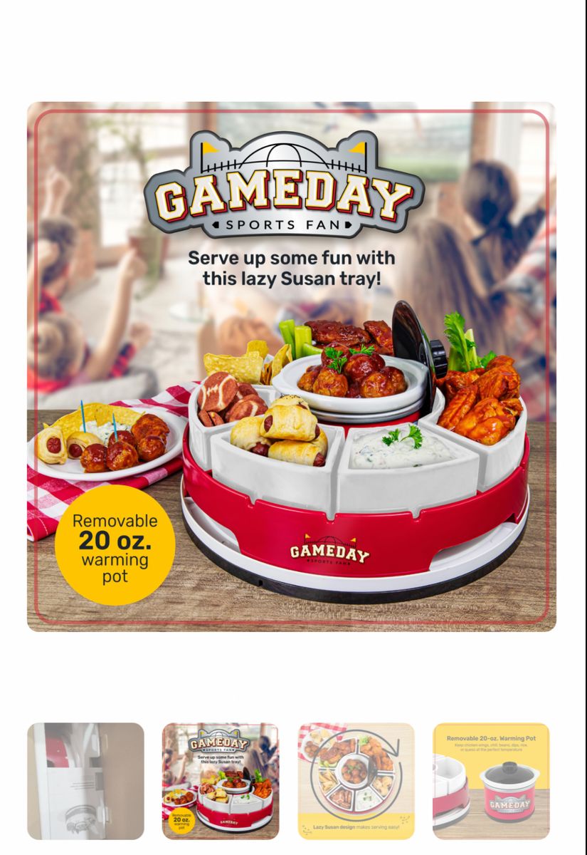 Heated slow cooker for parties