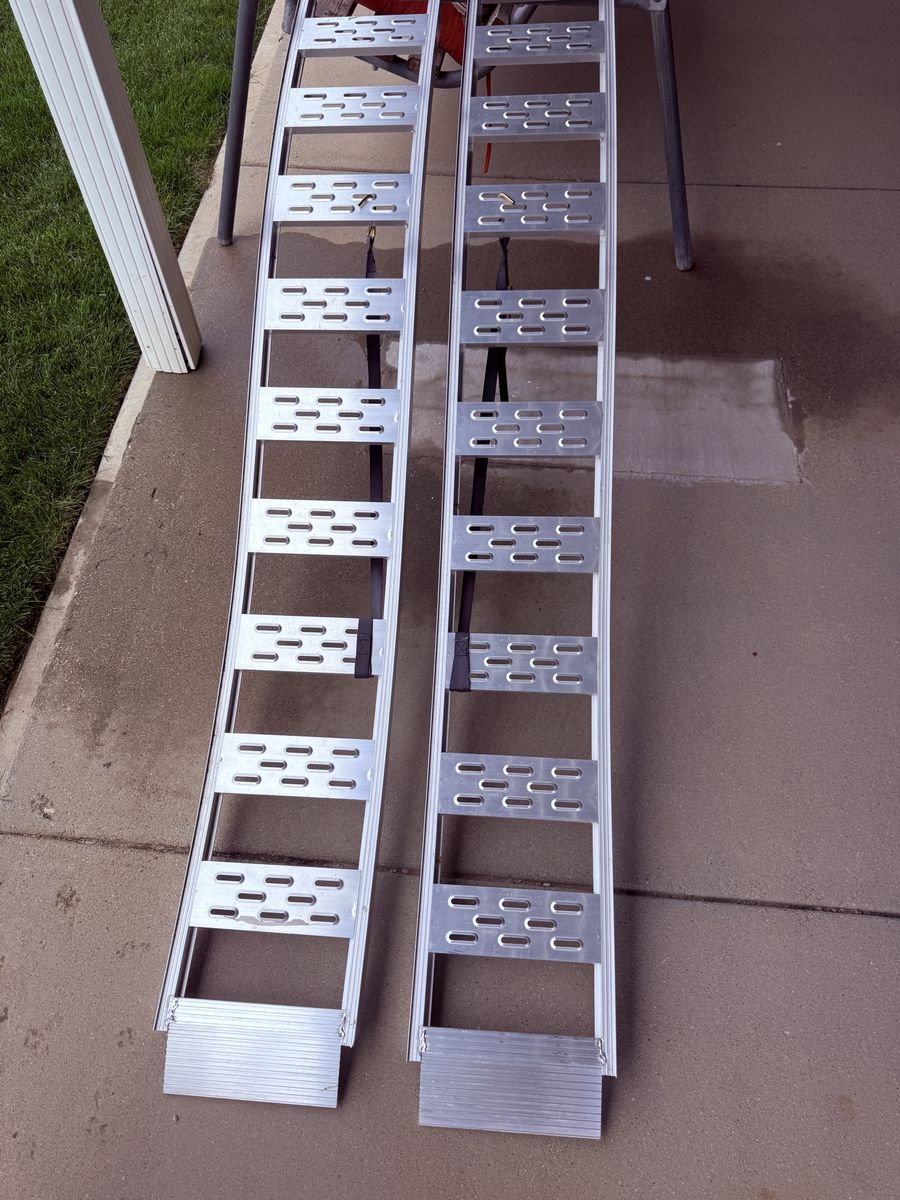 Pair of 93” Aluminum Loading Ramps – 750 lb weight capacity Each