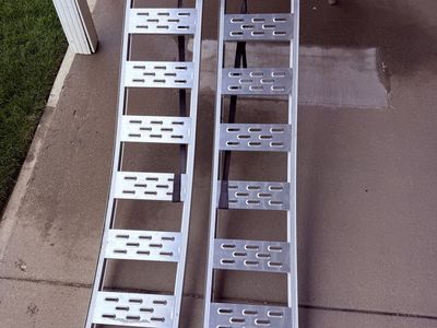 Pair of 93” Aluminum Loading Ramps – 750 lb weight capacity Each
