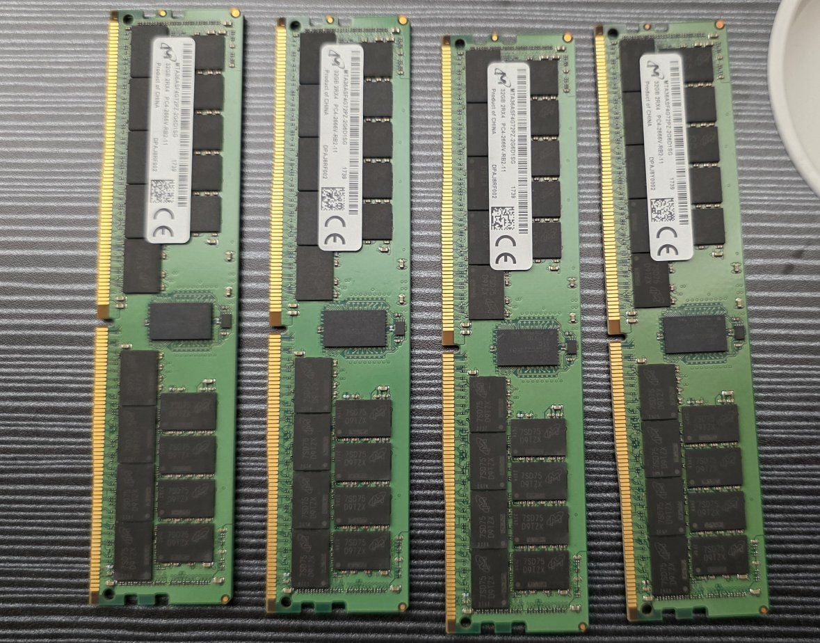 Micron 32GB DDR4 288-Pin DIMM RAM PC4-2666