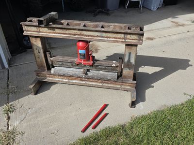 hydraulic press to ben metal