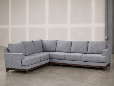 L-shape Gray Sectional Couch - free delivery