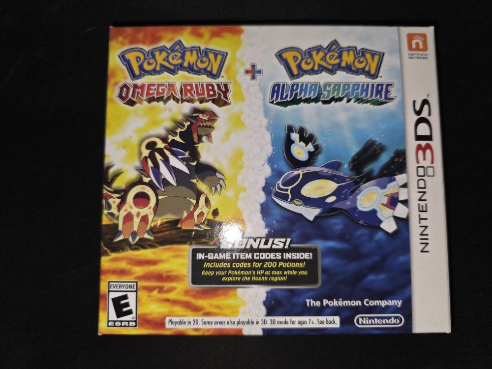 Pokemon Omega Ruby Alpha Sapphire Double Pack CIB