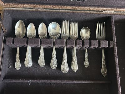 Antique Easterling Sterling silverware