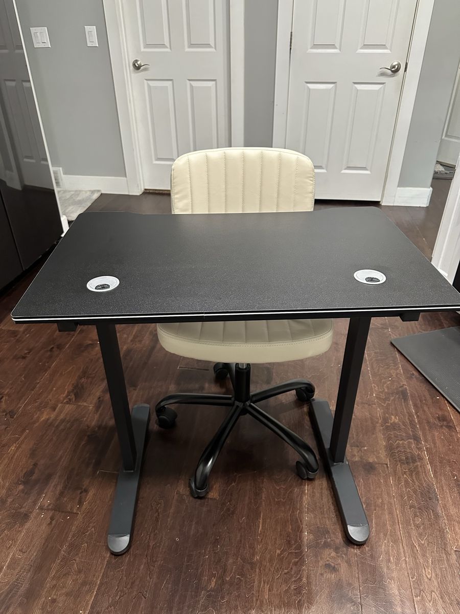 Desk and chair