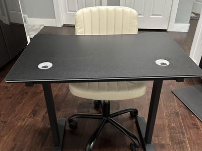 Desk and chair