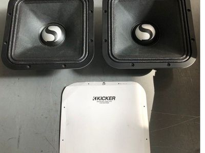 Kicker St9mr Pair Of 9" Street Series Square Mid-