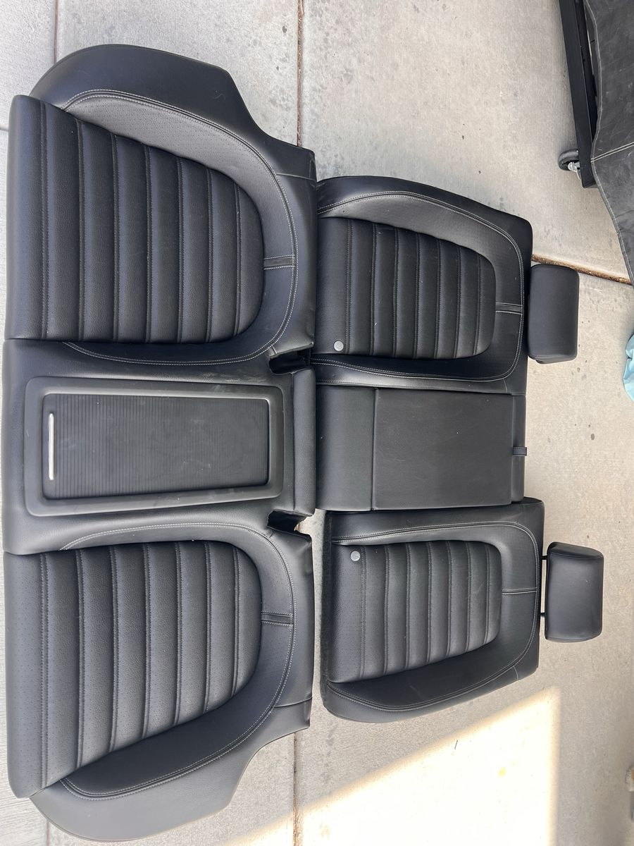 Volkswagen CC Rear Seat 2013-2017 Black Leather Auto Interior Part