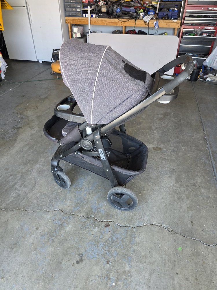 Graco Modes Element Travel System Stroller, Black/Grey, Cupholders