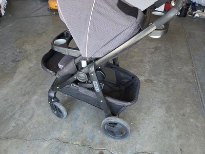 Graco Modes Element Travel System Stroller, Black/Grey, Cupholders