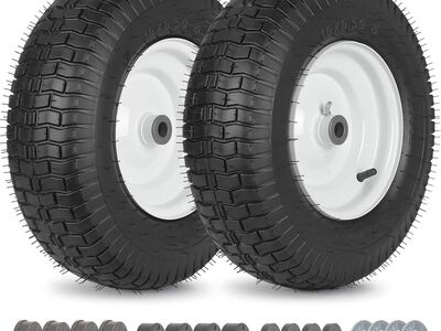 Rubber Tire and Wheel 16x6.50-8