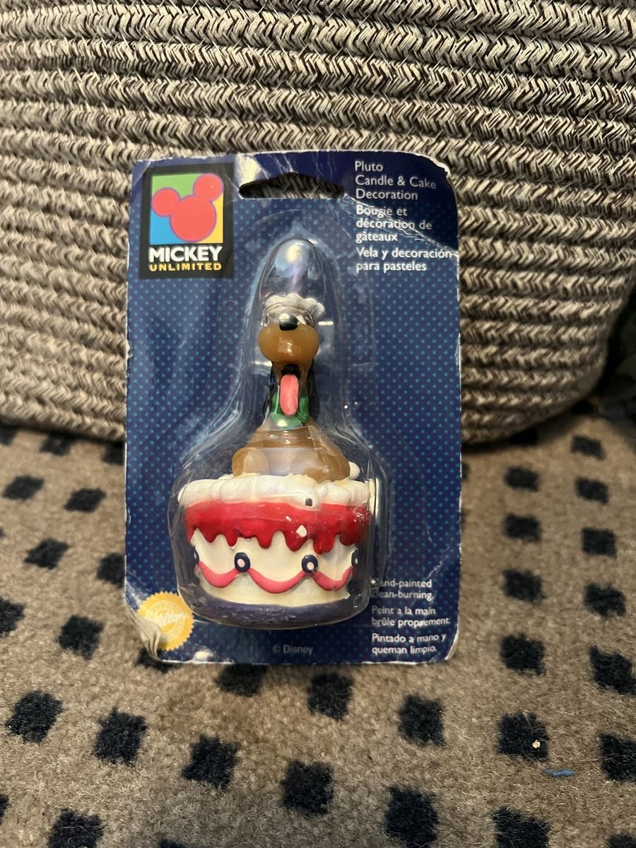 Disney’s Pluto cake candle