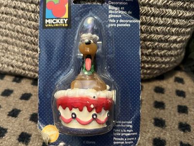 Disney’s Pluto cake candle