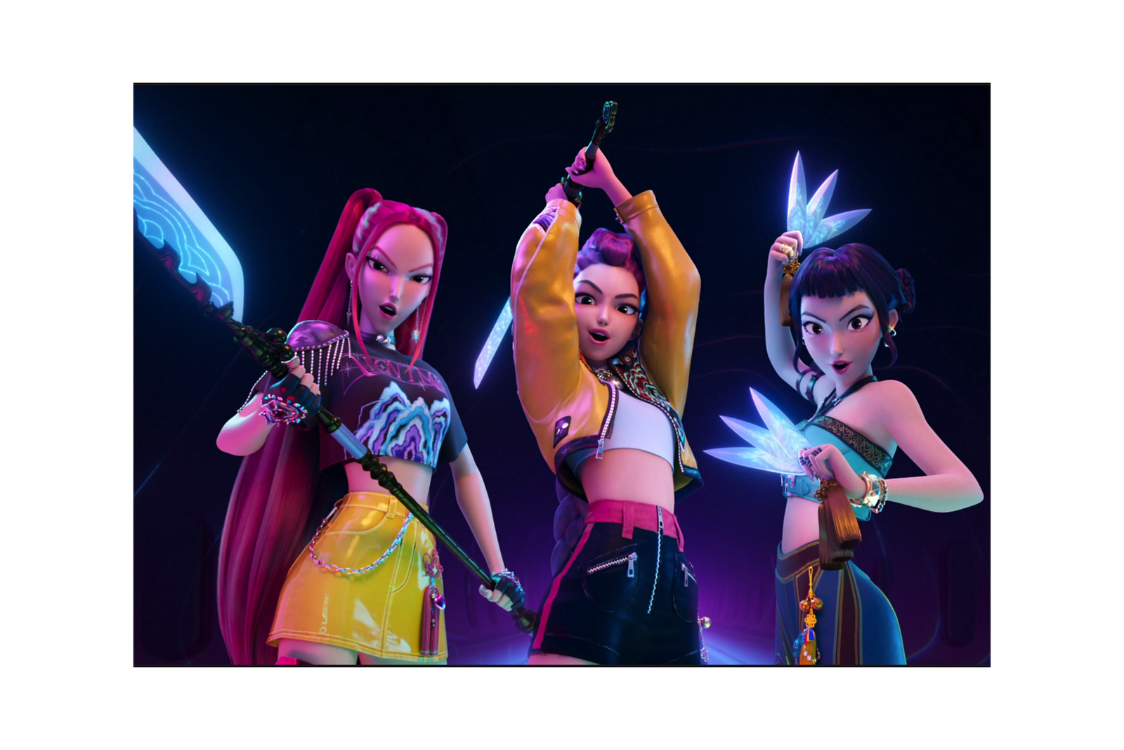 KPOP Demon Hunter Singing Doll 12" – Blind Box w/ Movable Joints