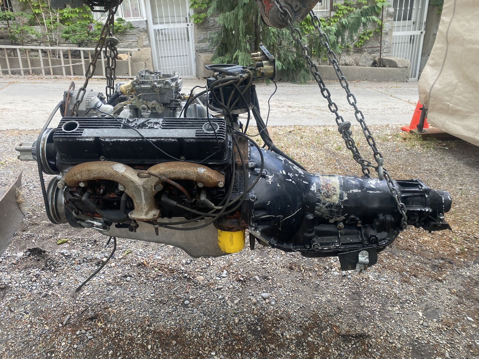 GM Chevy 400 Engine and Trans