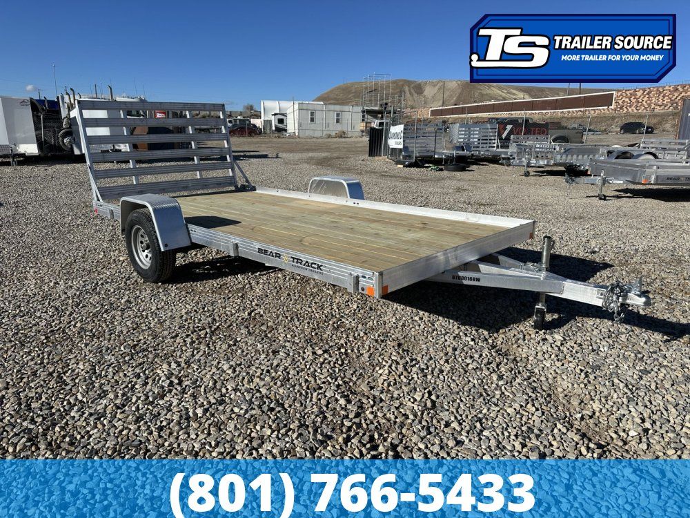 7x14 Bear Track BTU-W Aluminum Utility Trailer - 3.5K GVWR -