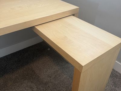 IKEA desk with pull out panel