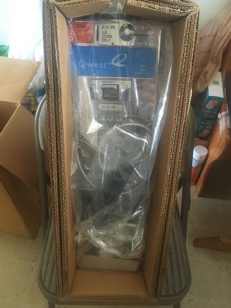 Western Electric / Ma-Bell touch-tone pay phone. Brand new!