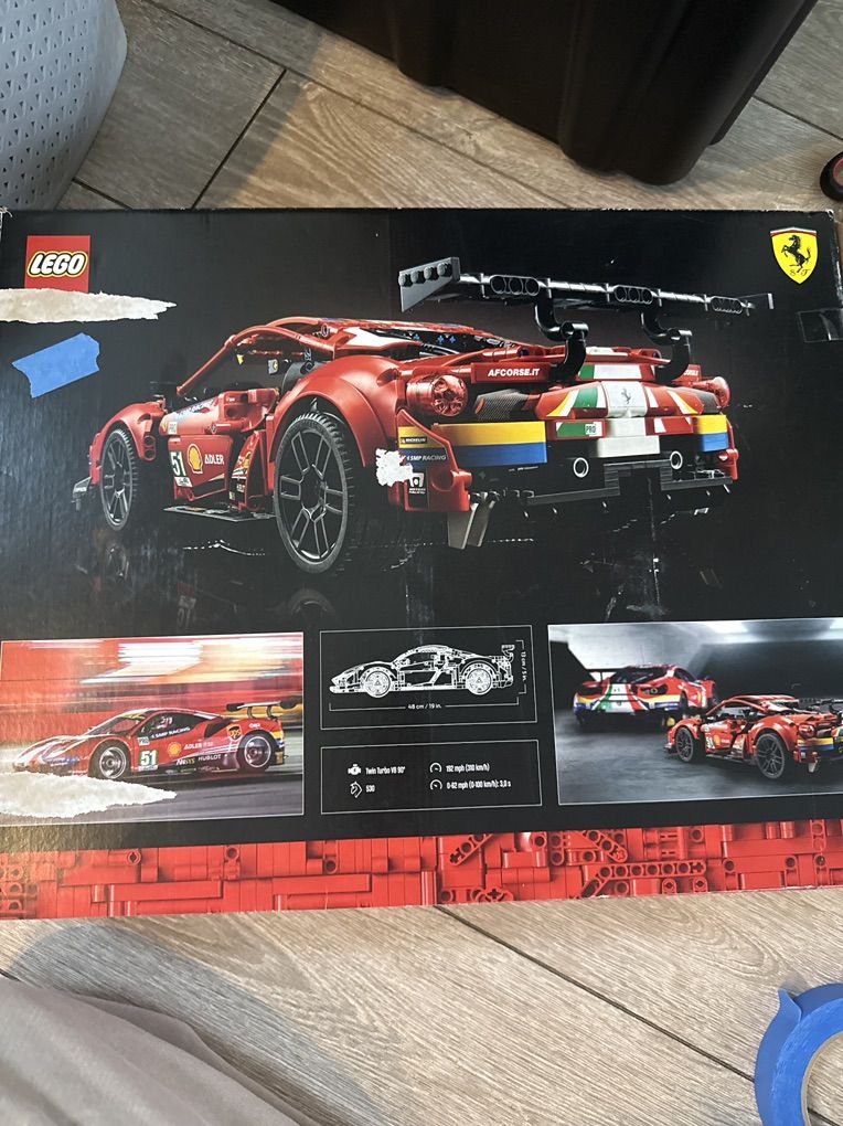 Opened Ferrari Lego