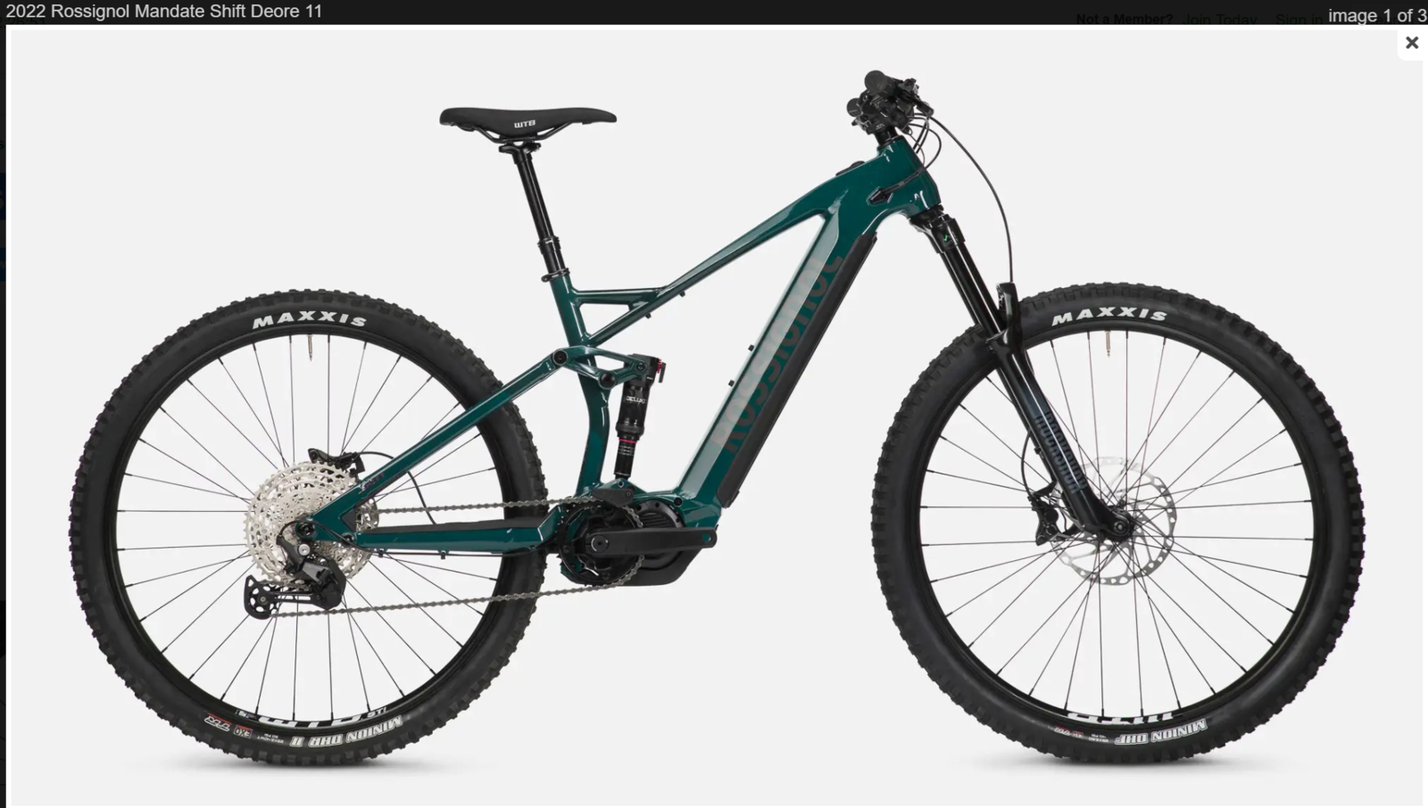 2022 Rossignol Mandate Shift Deore 11 E-MTB medium electric mountain bike