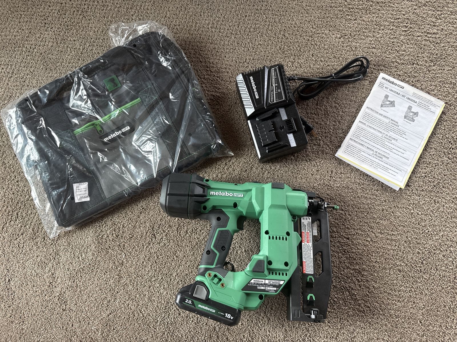 Metabo Coordless 16 Guage Nailer New