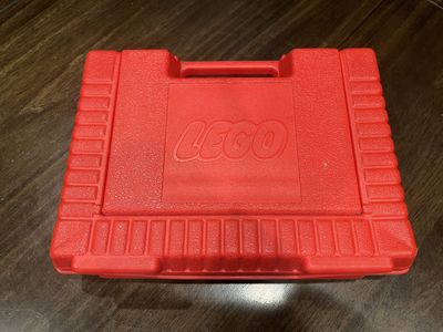 1985 Vintage Lego Storage Box w/ Lego