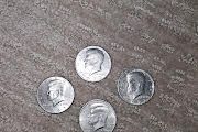 Kennedy Half Dollar Coins (4-pack)