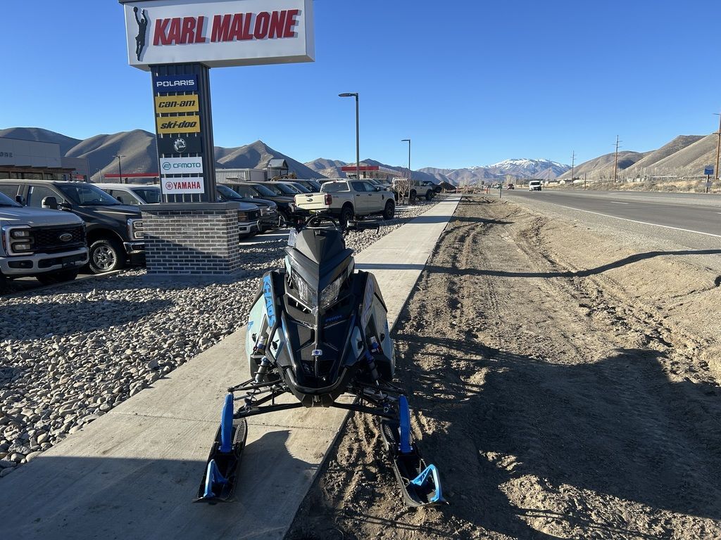 2026 Polaris® Patriot Boost RMK Khaos 155 Gloss Black / Blue Dusk